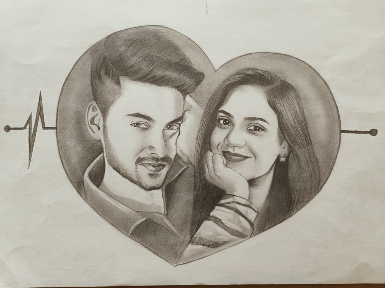 Couple Sketch artwork 4