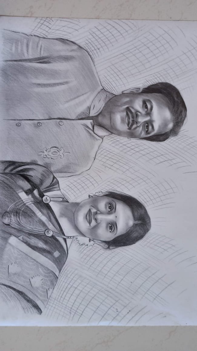 Couple Sketch artwork 7