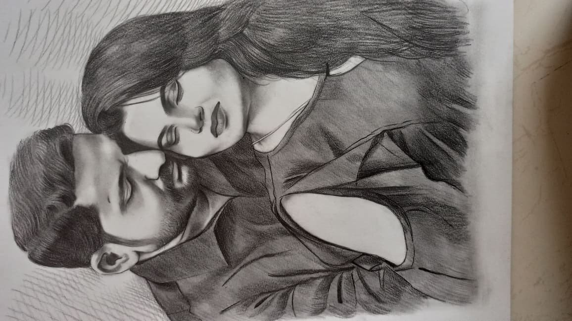 Couple Sketch artwork 9